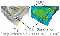 Accurate evaluation of crack and wrinkle