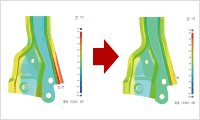 CAD output of SB-compensated tool