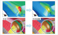 Expansion of tool radius and CAD output