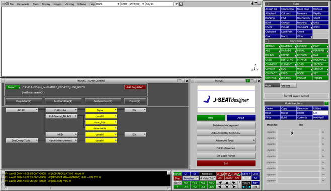 H-point measurement simulation