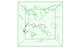 Simulation of crosslinking reaction