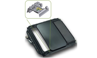 サンルーフのベアリング