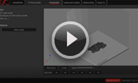 Digimat-AM:3Dプリンタ(SLS)の操作動画"