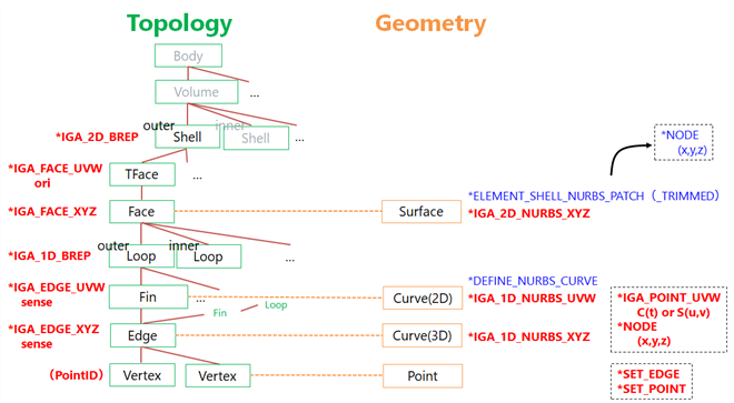 Figure4. New Keywords（*IGA）のデータ構造