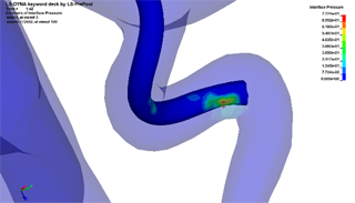 図4. 接触圧拡大図