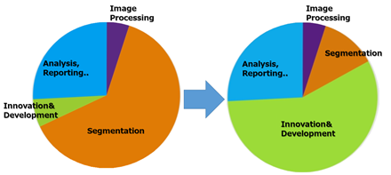 自動セグメンテーションによる効率化