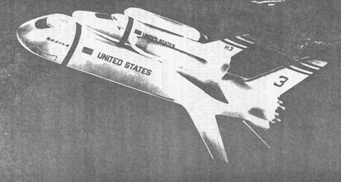 [写真-4]&nbsp;当初に考えられていたスペースシャトルの1例